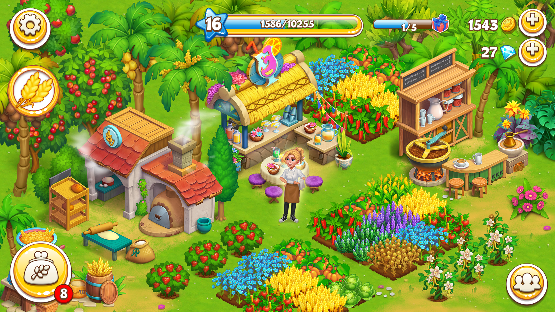 Farm Island - Family Journey screenshot 18