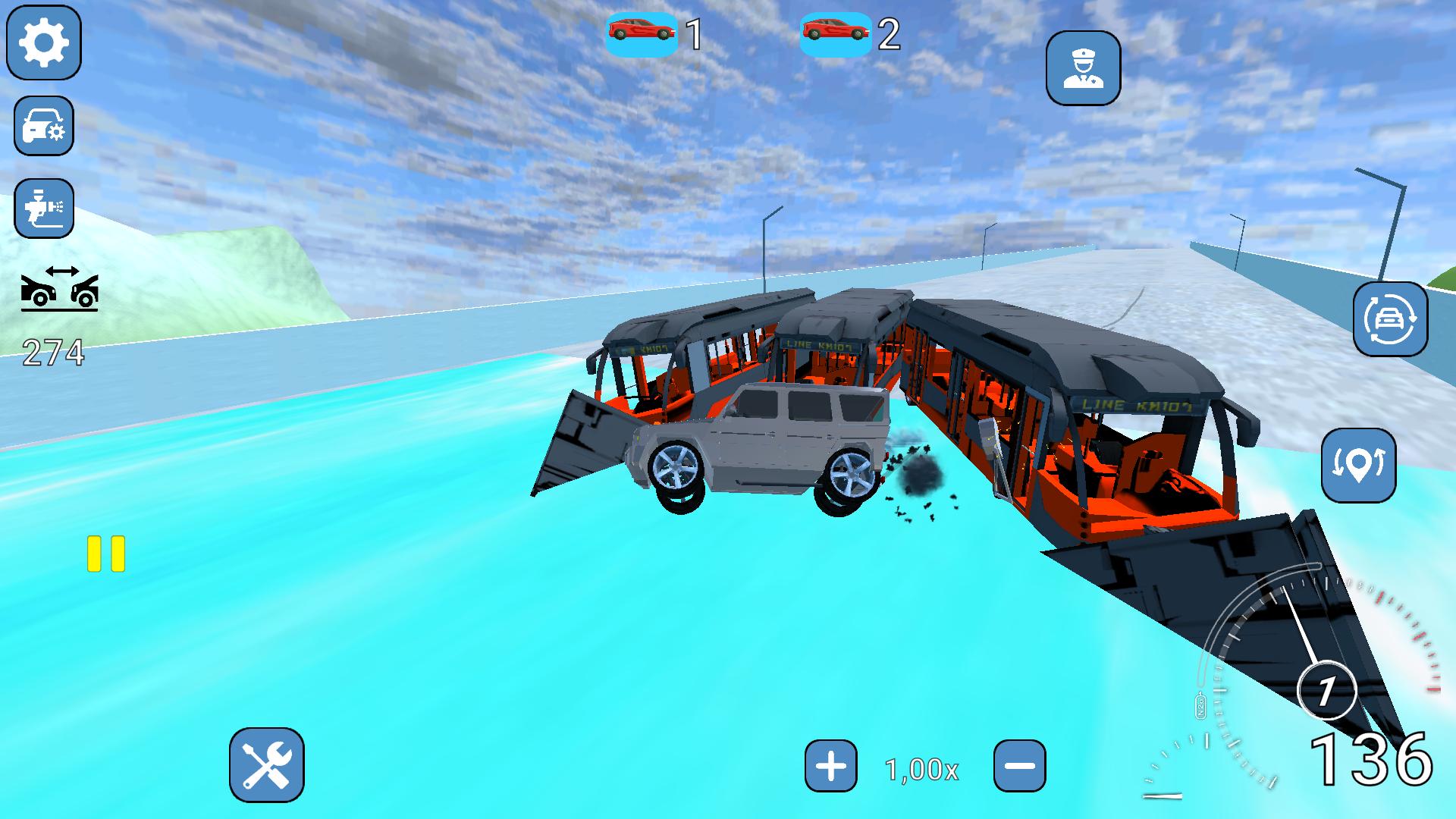 Чит тачки против автобусов — screenshot 2