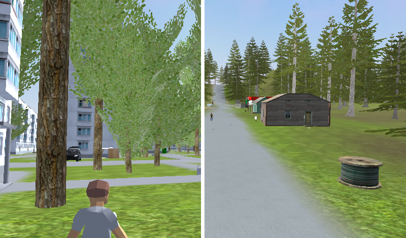 Survival simulator in the yard game cover