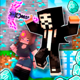 Выживание Шахтёра на Скайблоке 3д