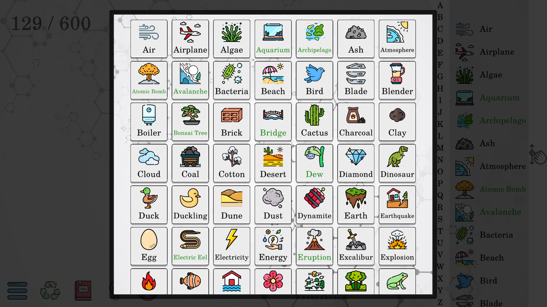 Alchemy 600 Elements screenshot
