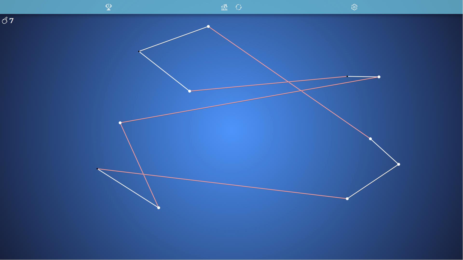 Tangled lines screenshot