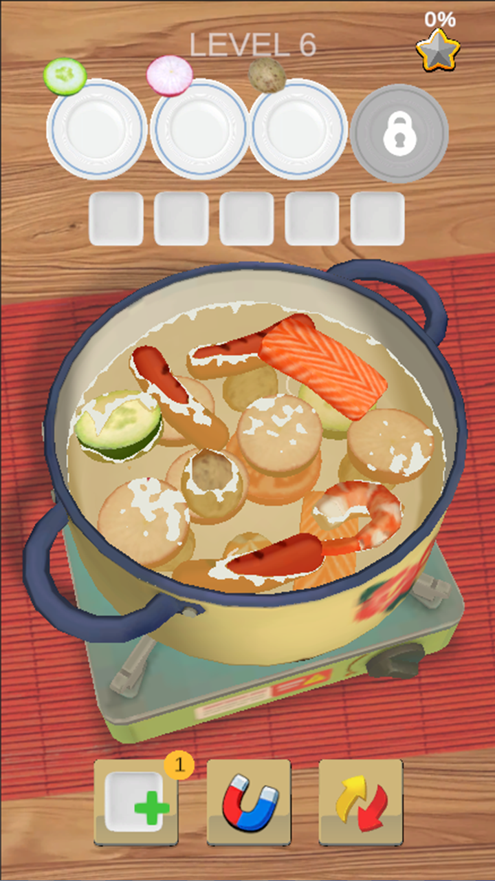 Hotpot Master 3D: Food sorting screenshot 3
