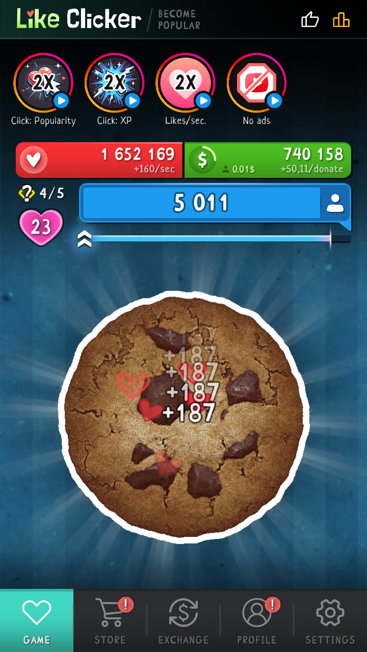Like Clicker: Become Popular screenshot 7