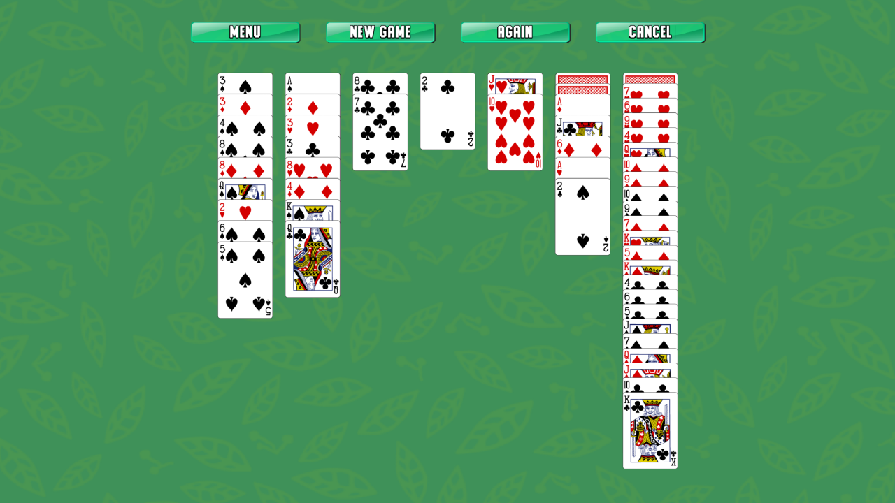 Lay out the cards: Scorpio Solitaire screenshot