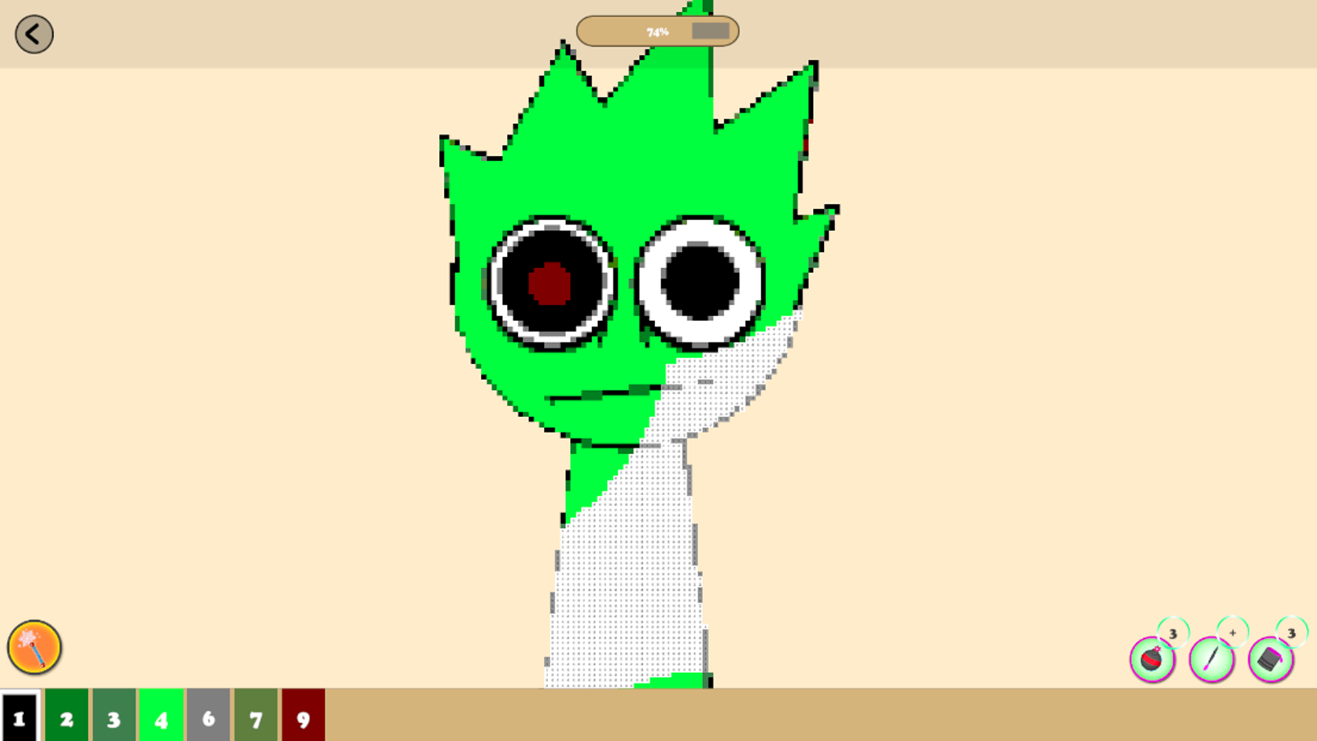 Sprunki: Paint by Numbers screenshot