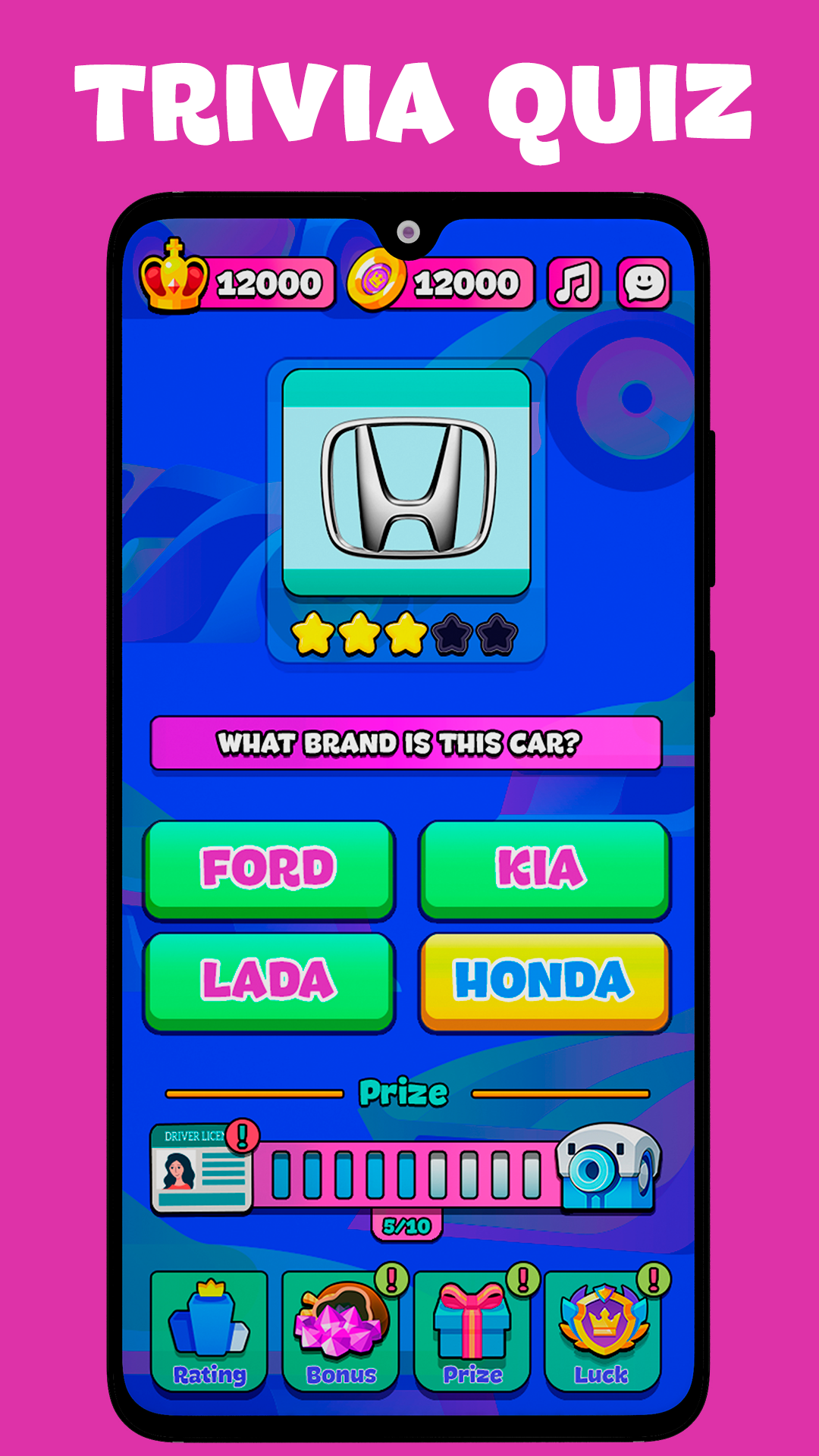 Trivia Quiz: Guess car screenshot 3