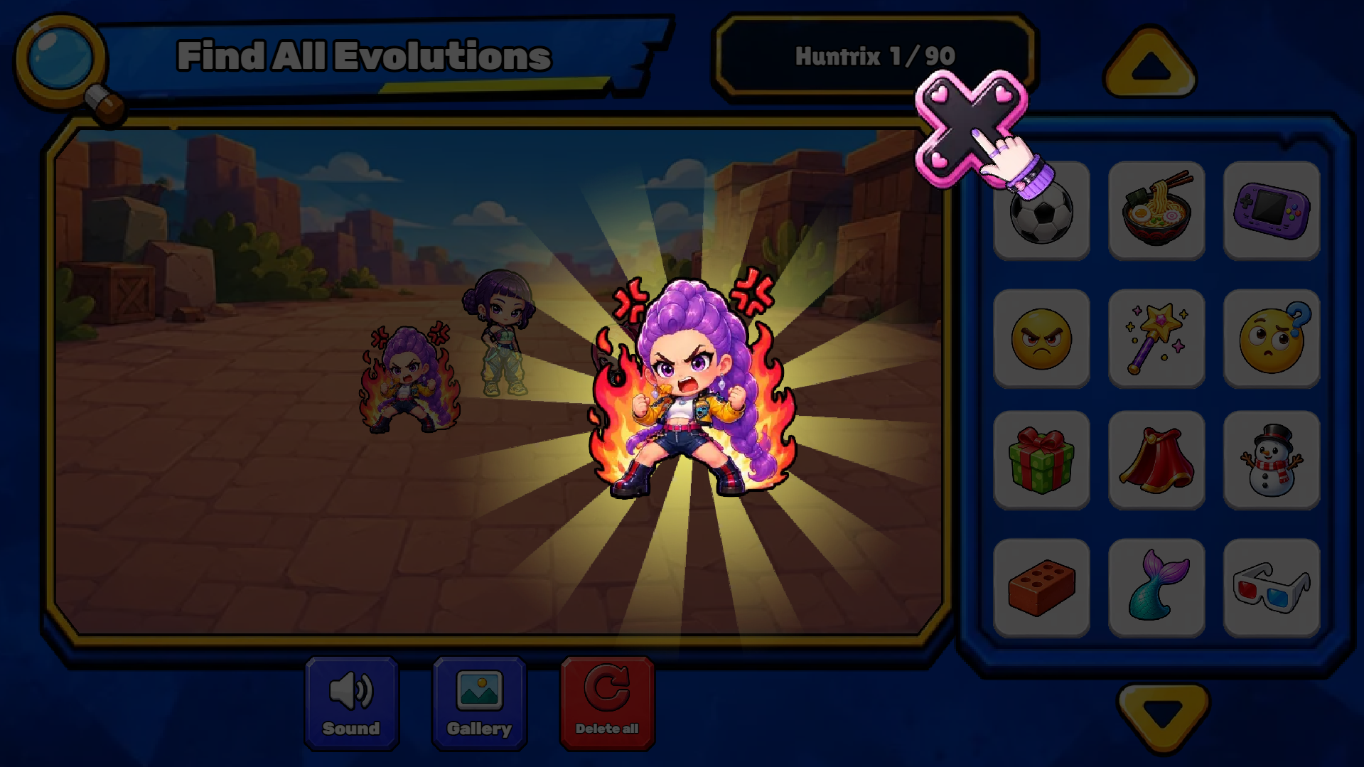 Rumi Huntrix: K-pop Huntresses emoji craft — screenshot 2
