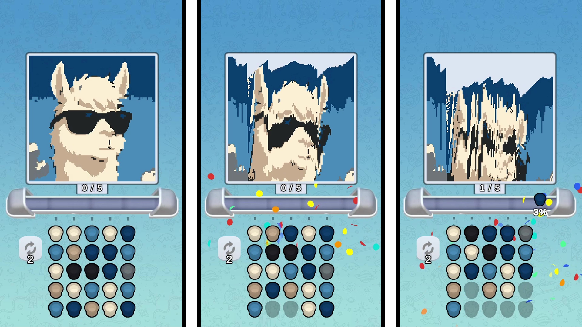 Sand pictures: a cozy sorting — screenshot 1