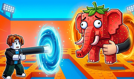 Obby: Jump into the portal and collect Brainrots