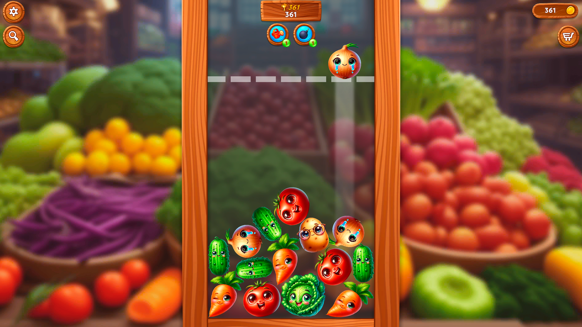 Merge vegetables: Harvest 2025! screenshot