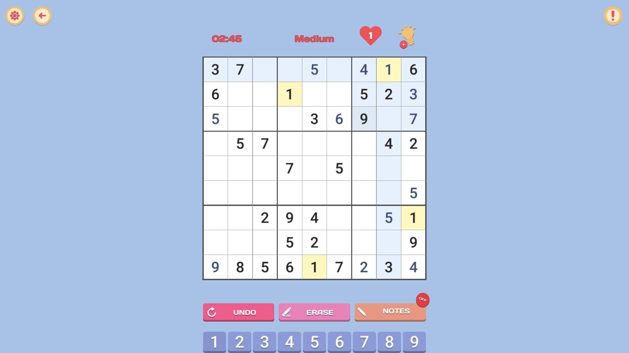 Mania Sudoku screenshot