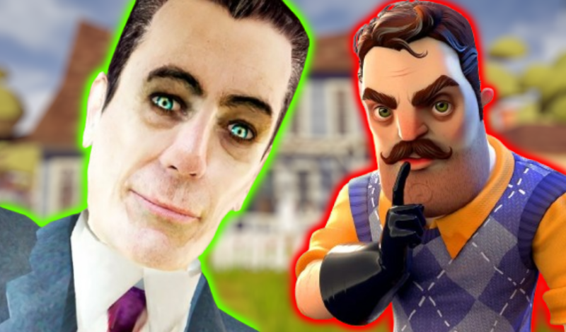 Skibidi vs Hello Neighbor game cover