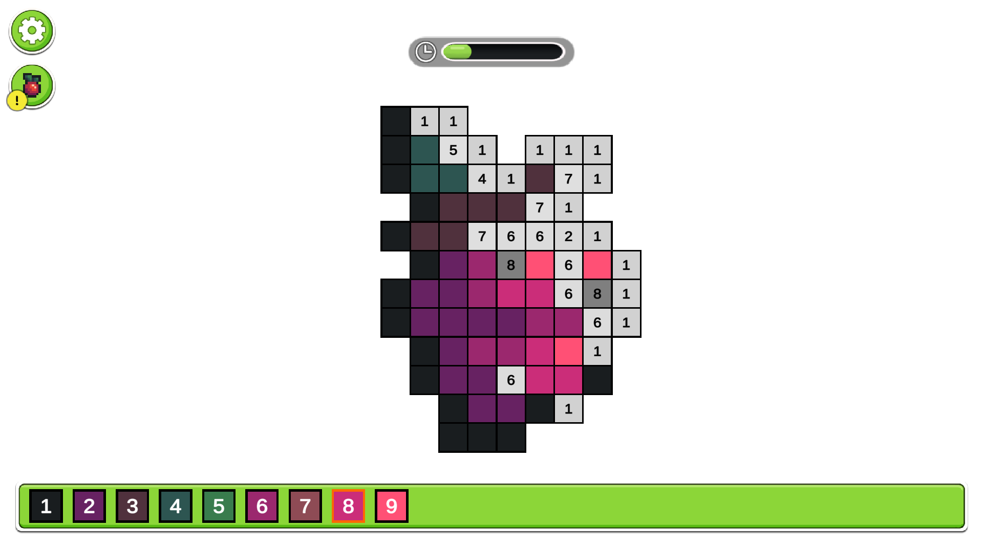 Cooking by numbers screenshot