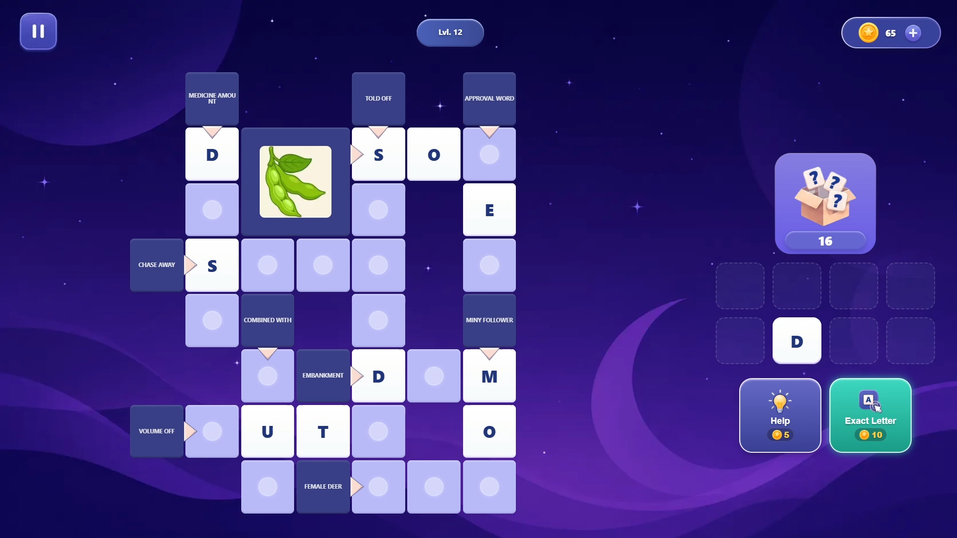 Crosswords: Letters from a Box — screenshot 2