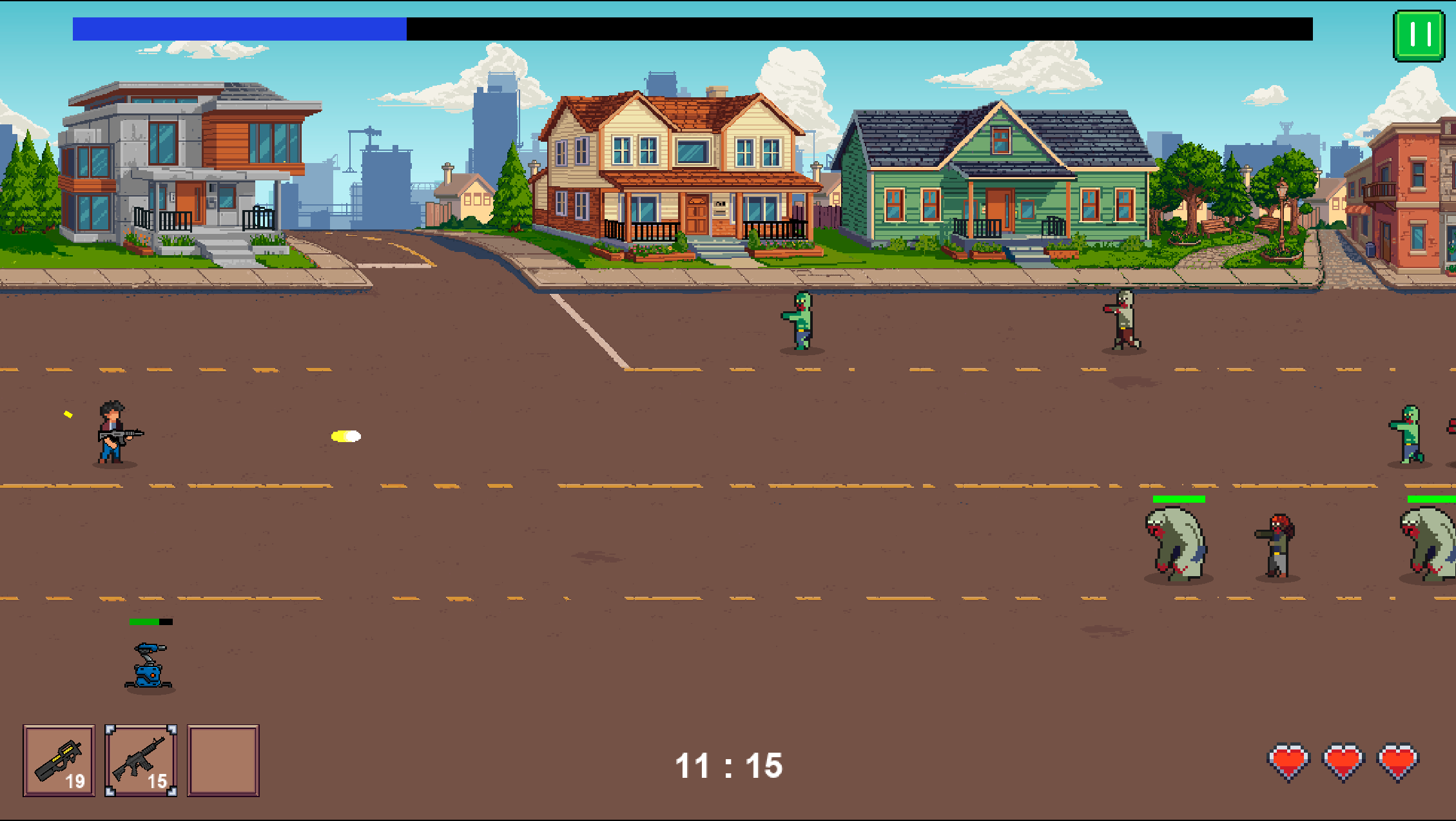 Zombies at the crossroads: 15 minutes of defense — screenshot 2
