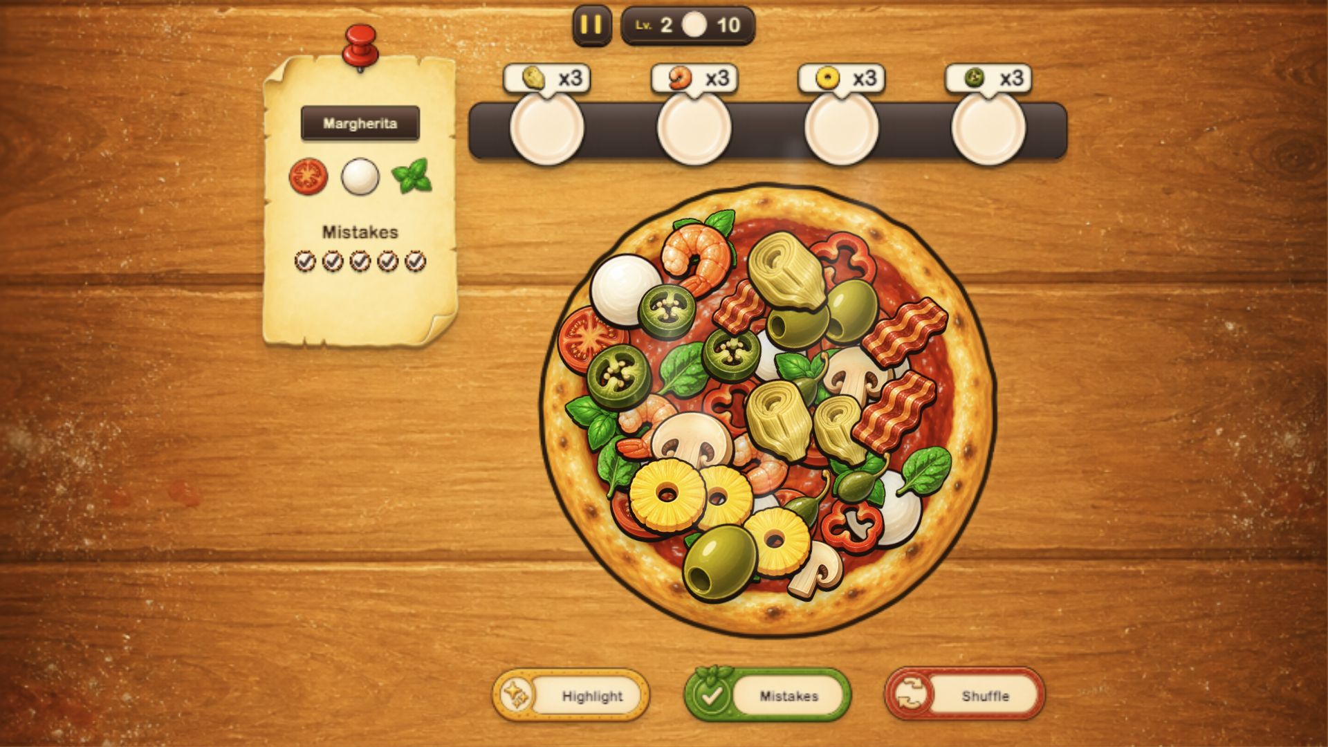 Fix Pizza: Food Sorting — screenshot 4