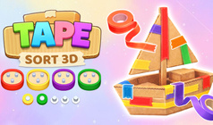 Tape Sort 3D