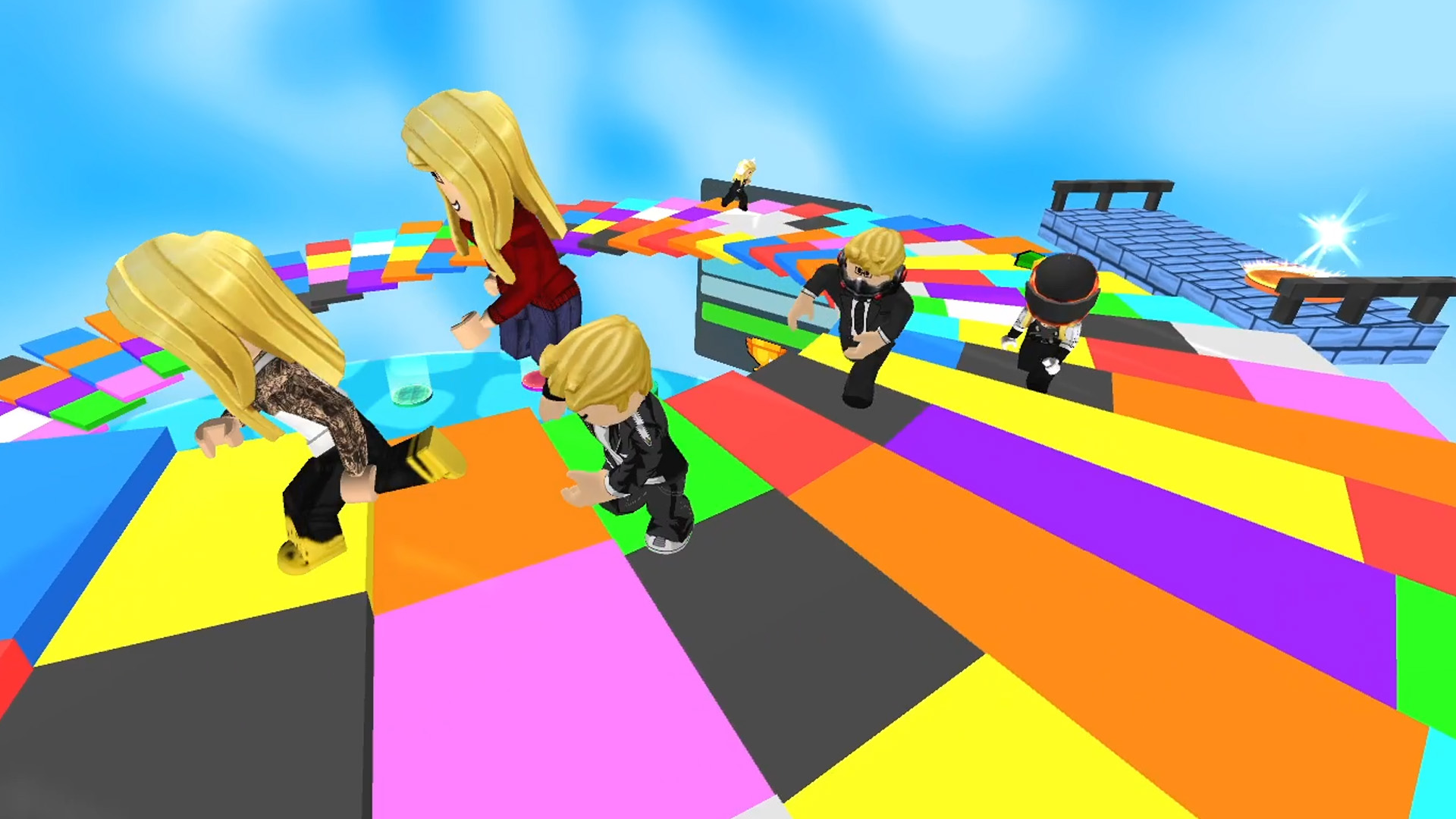 Stand on Right Color Obby