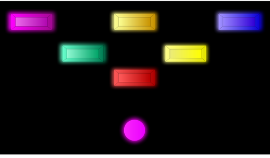 Break the bricks - game with a ball. Arkanoid.