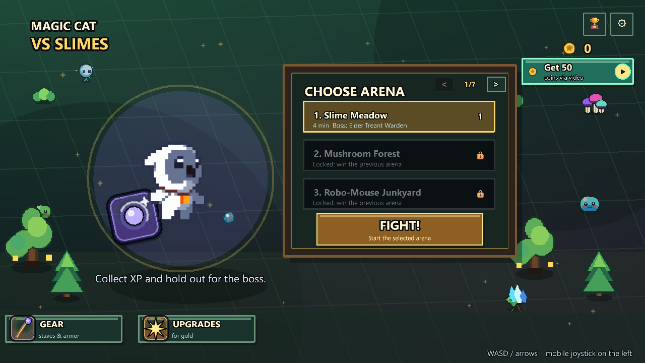 Magic Cat vs Slimes — screenshot 7