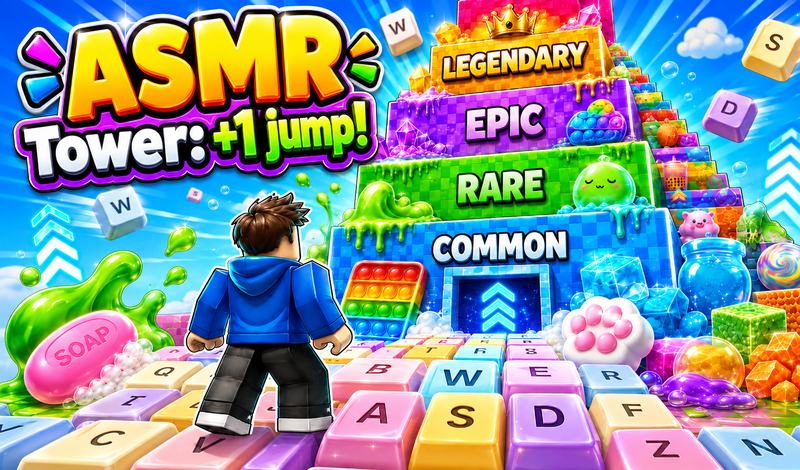 ASMR Tower: +1 Jump! game cover