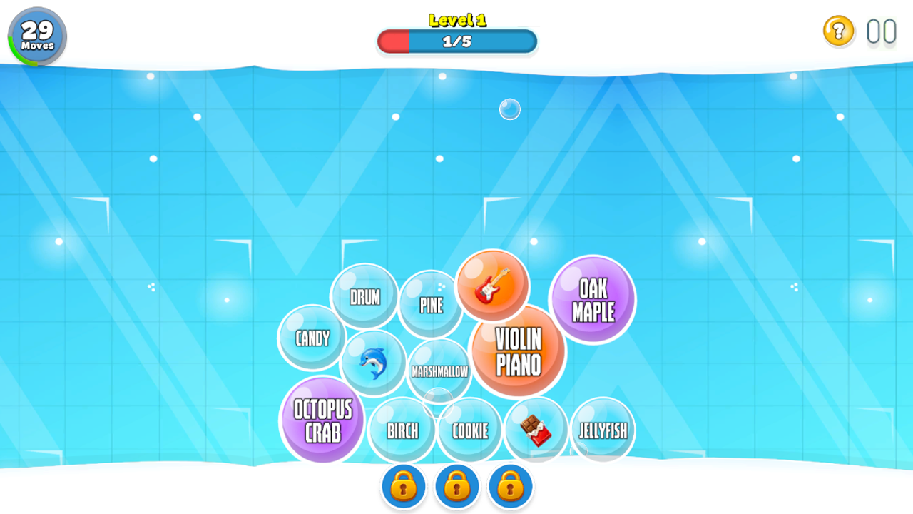 Word bubbles — screenshot 2