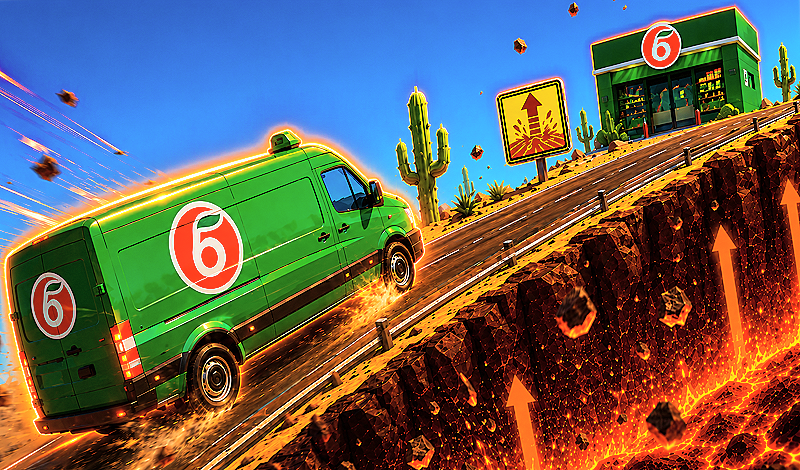 Turbo Delivery: Lava Escape game cover