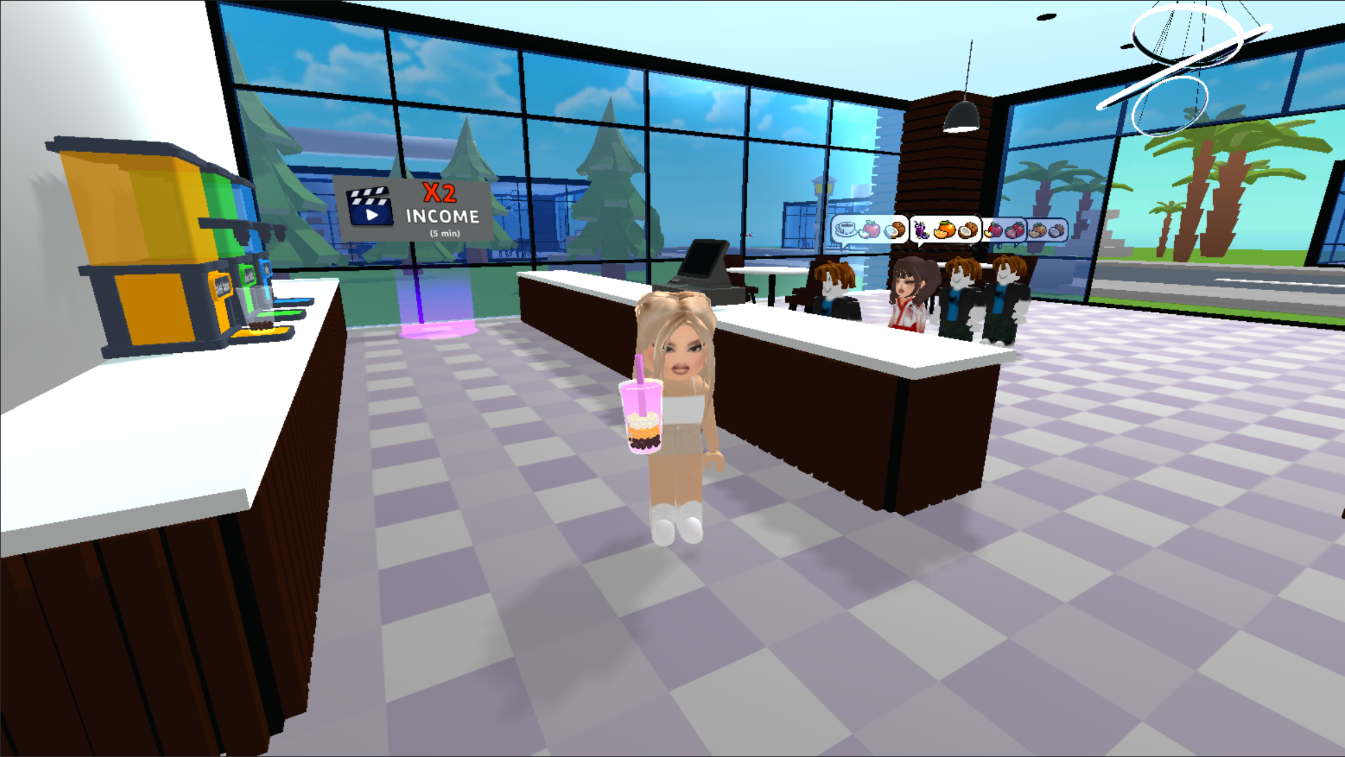 Bubble Tea Cafe: Obby 3D Simulator Tycoon — screenshot 2