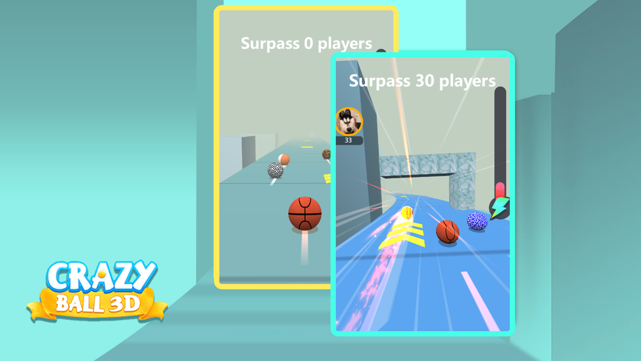 Crazy Ball 3D — скриншот 2