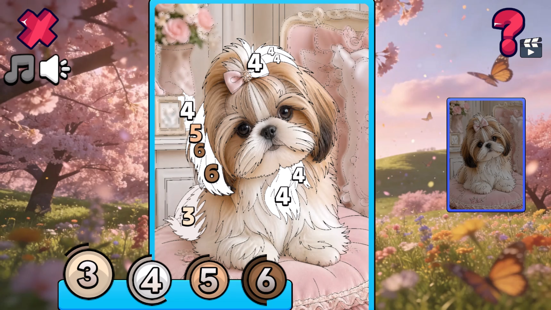 Cute Dogs: Color by Number — screenshot 8