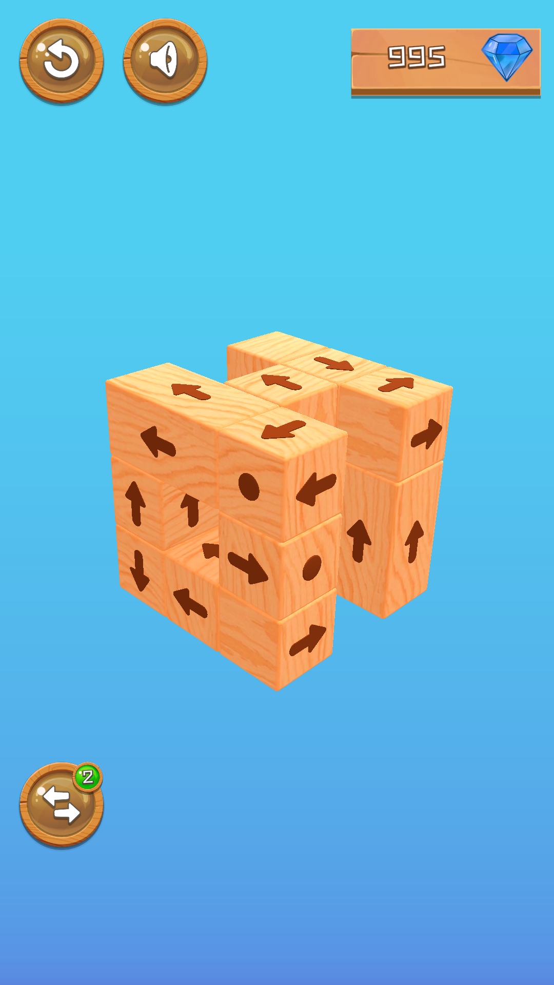 Disassemble the Cube: Wooden in 3D! screenshot 6