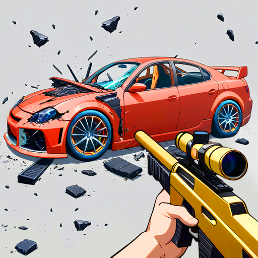Destroy the car 3D icon