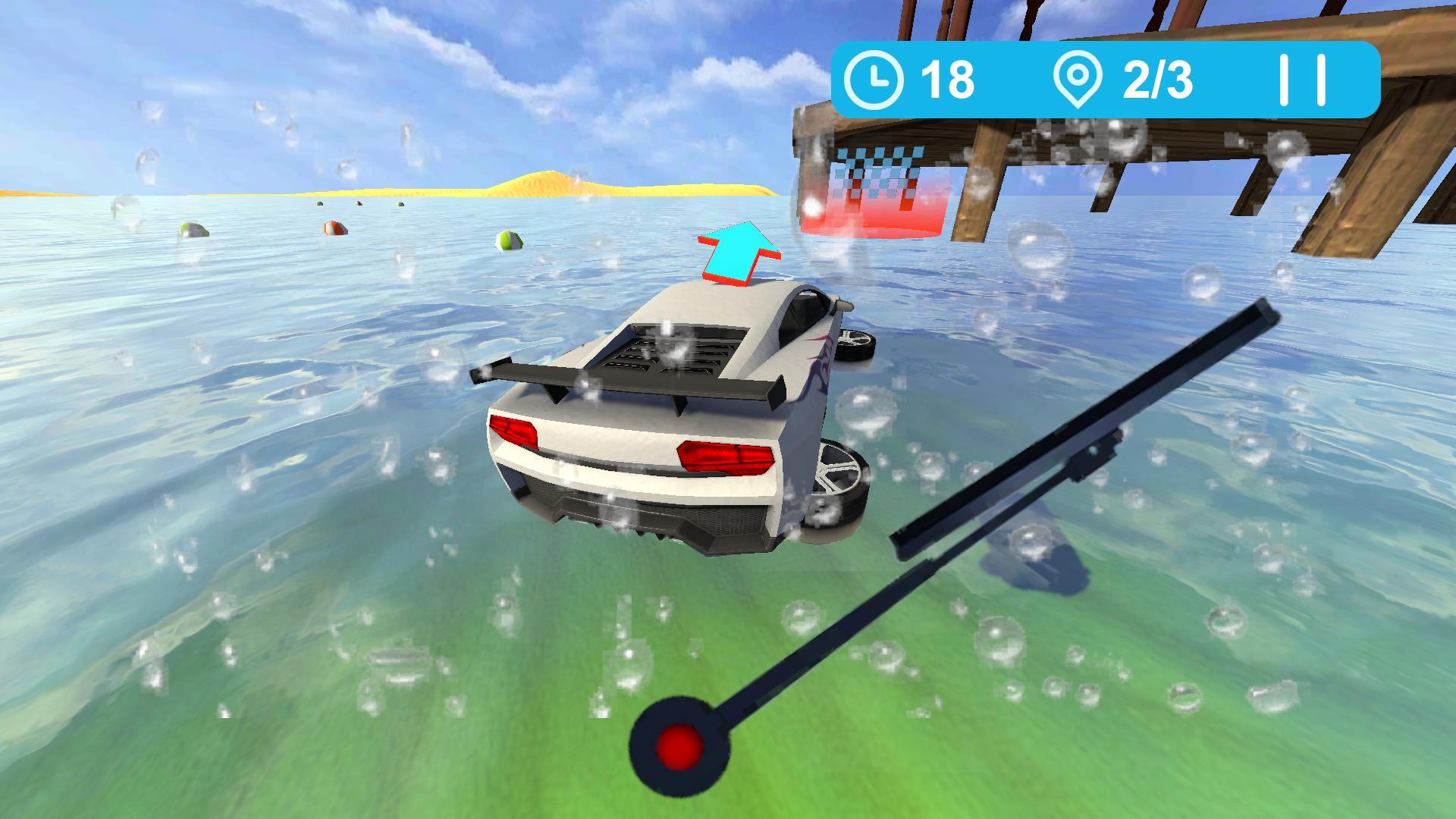 Surfing by car 3D screenshot