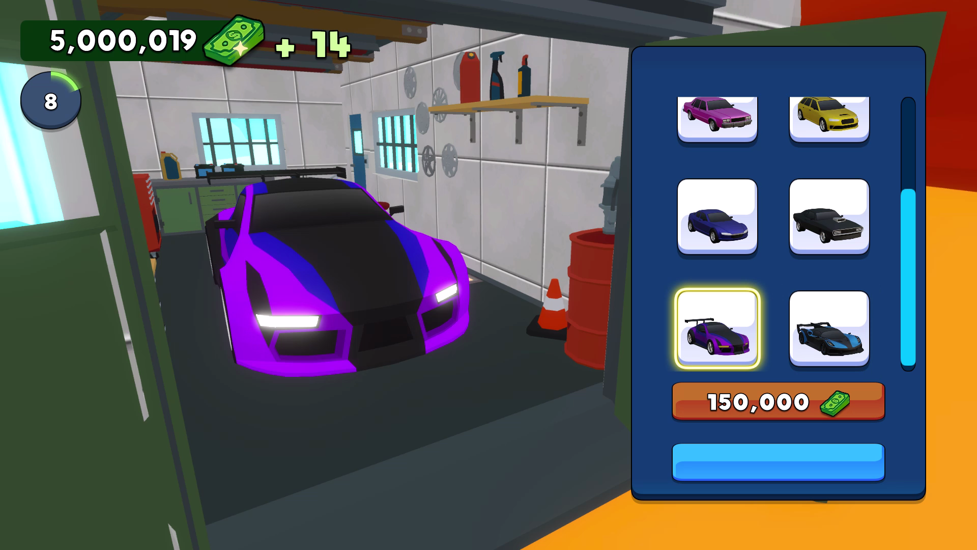 Build a huge collection of cars - Car Tycoon screenshot