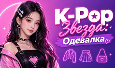 K-Pop Звезда: Одевалка