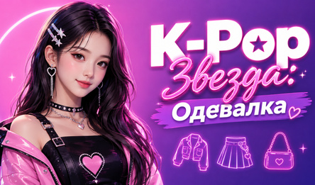 K-Pop Звезда: Одевалка