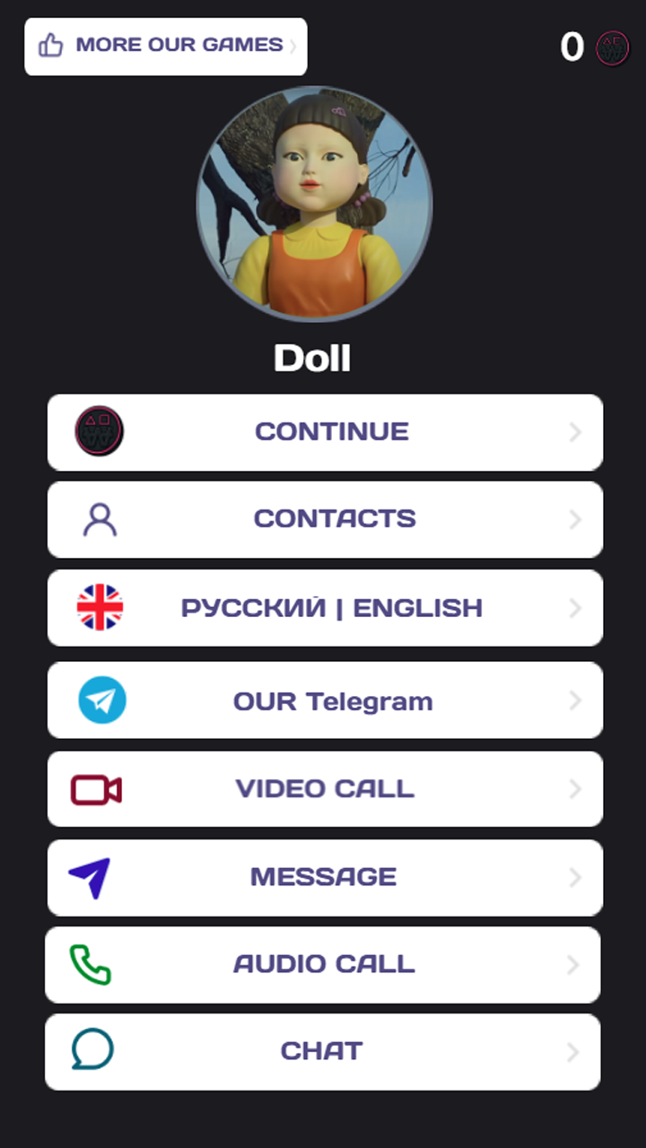 Squid Calls Game: Chat Prank, Video Call, Live screenshot 5