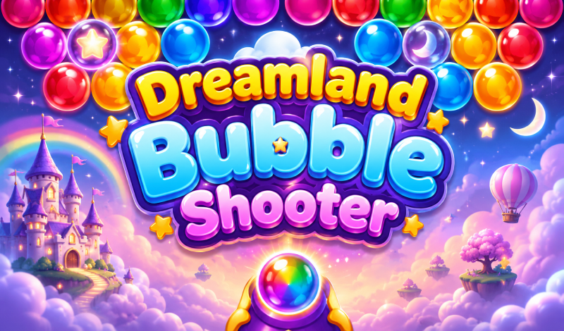 Dreamland bubble shooter game cover