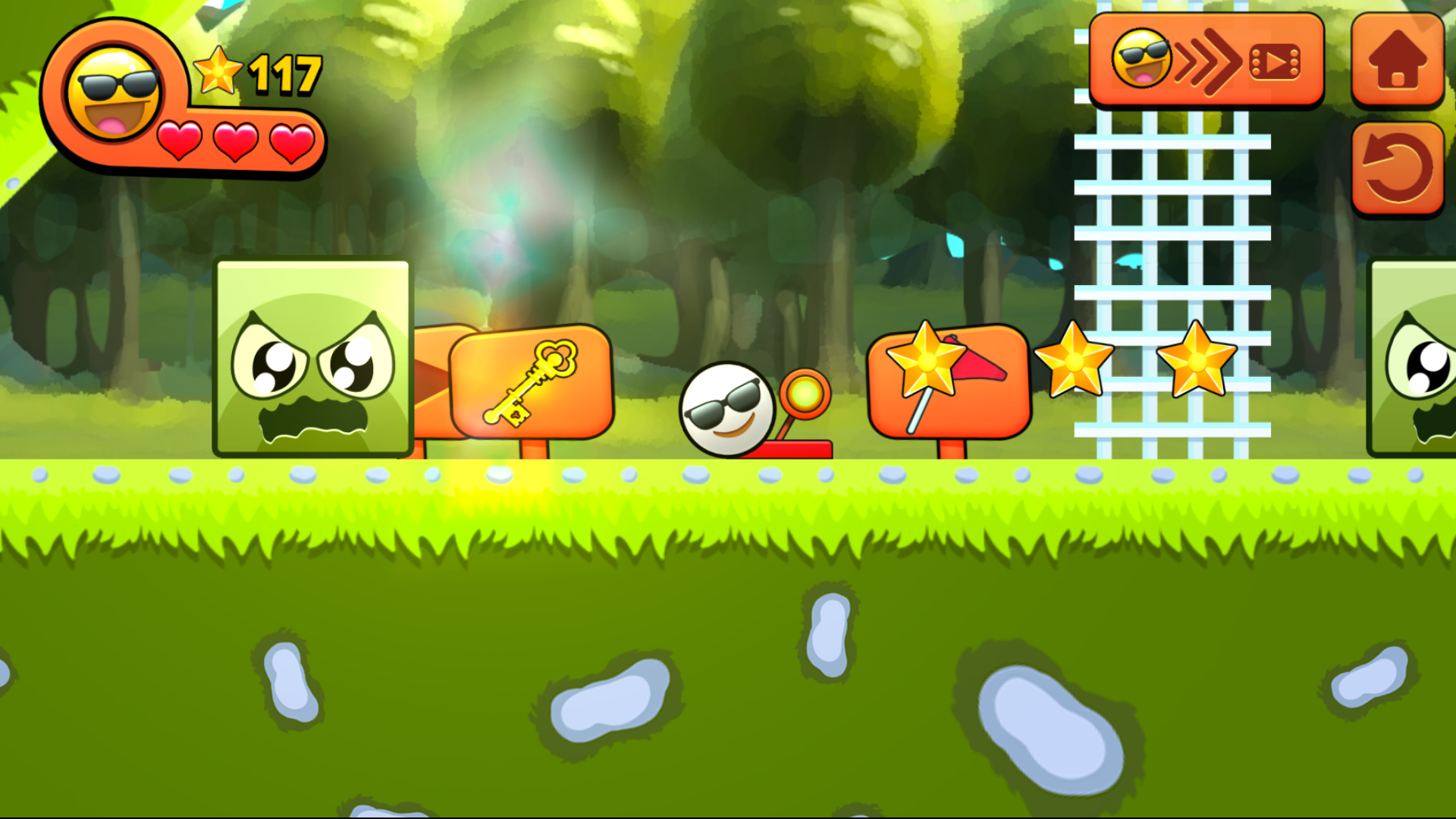 Cool Emoji Ball 4: Red and Blue screenshot