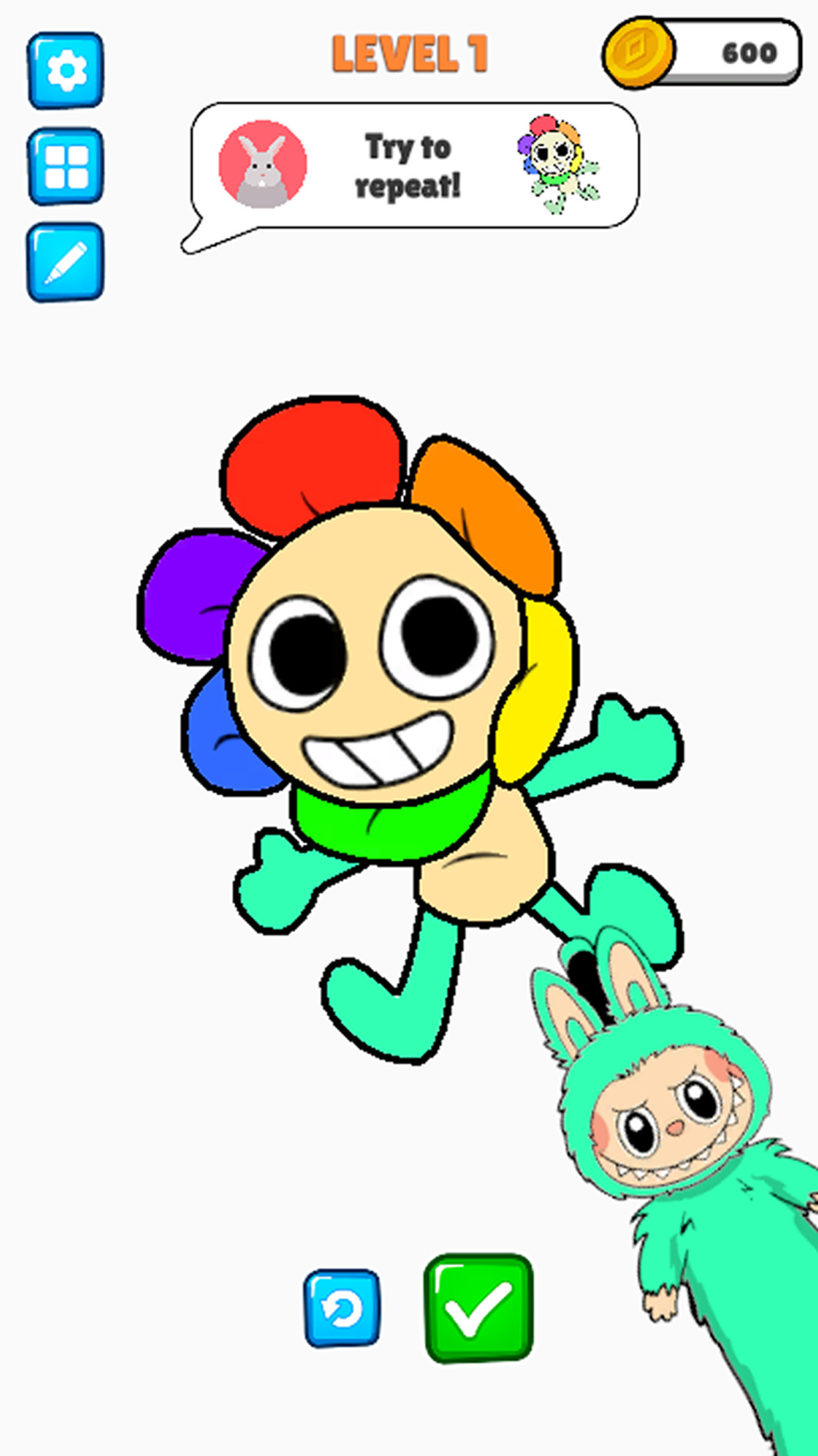 ASMR Draw and Color Sprunki and Dandy's World screenshot 5