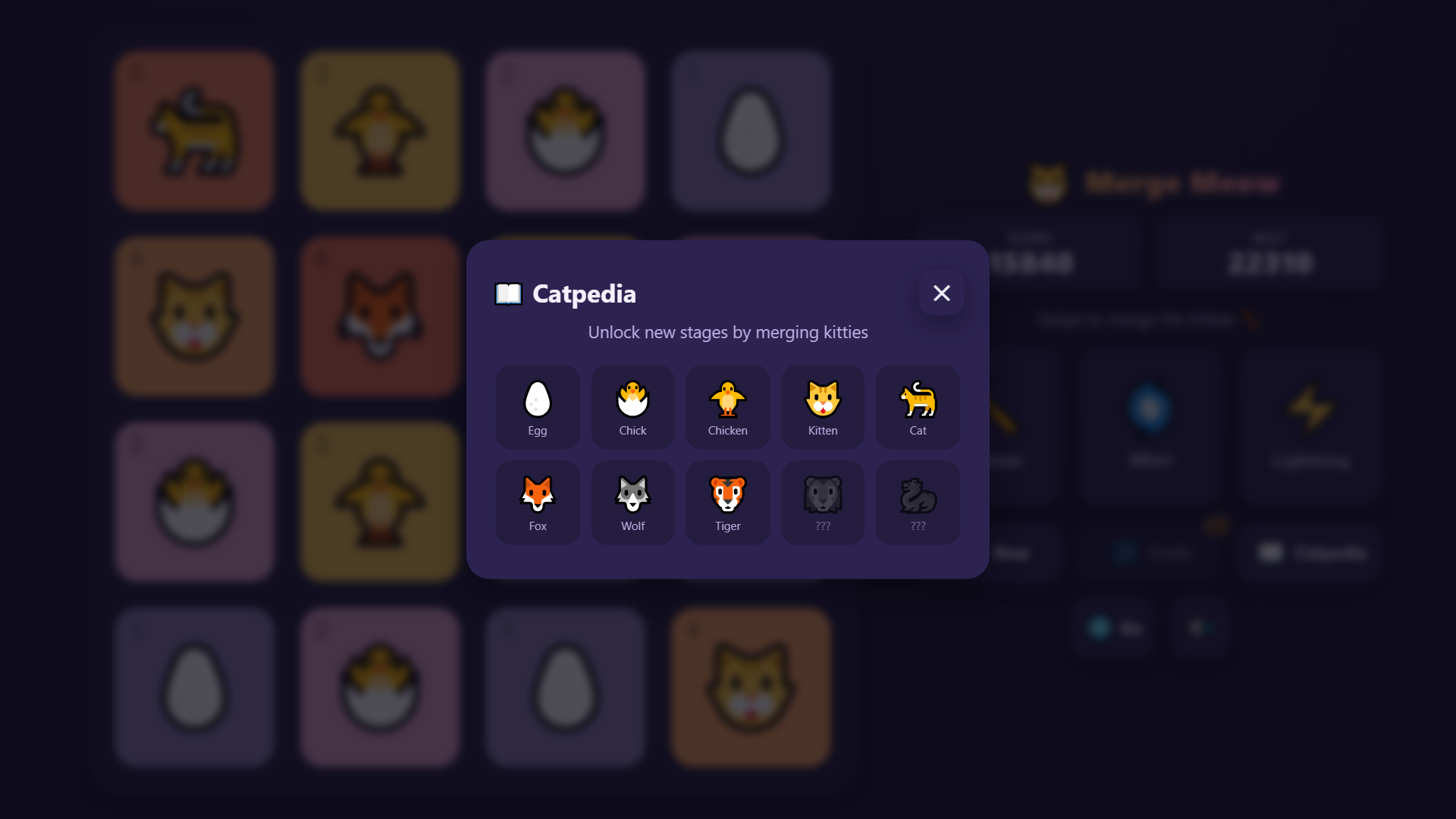 Merge Meow — screenshot 1