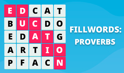 Fillwords: Proverbs  loading=