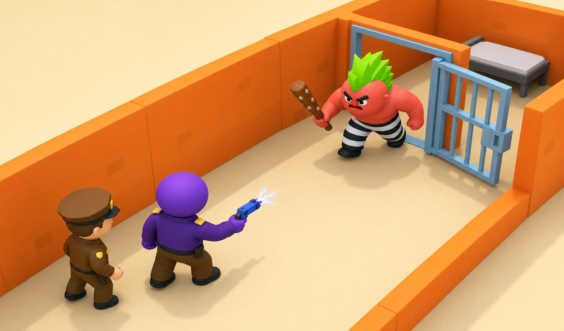 Prison Architect: Cage Break Tycoon game cover