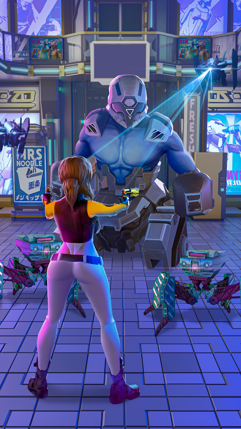 Cyberpunk Hero screenshot 6
