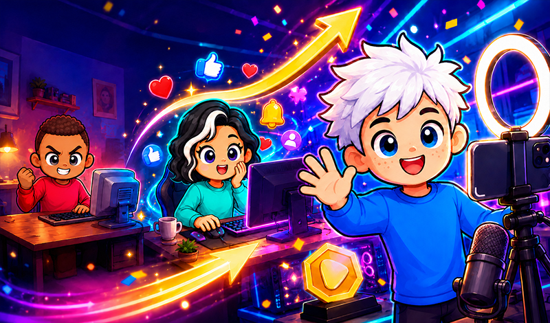Blogger Simulator: Create Your Own Channel game cover