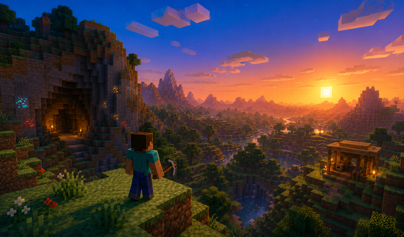 Infinite Block World: Build and Survive game cover
