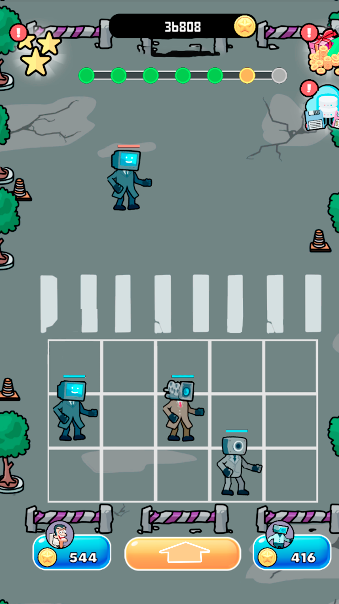 Merge War: Skibidi and Cameramens screenshot 4
