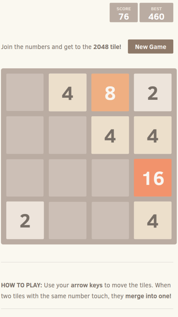 2048 Numerical Puzzle: The Square of Numbers screenshot 8