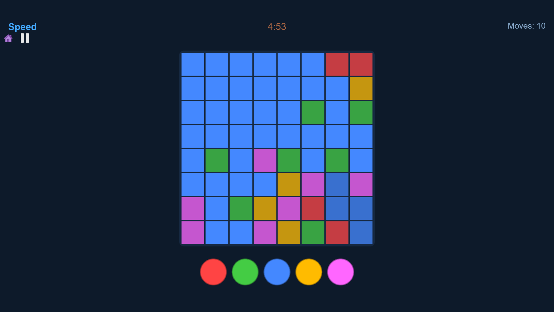 Color Flood: Fill the Board — screenshot 2